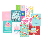 AC Boxed Cards Birthday Coated Matte (80 Pieces)