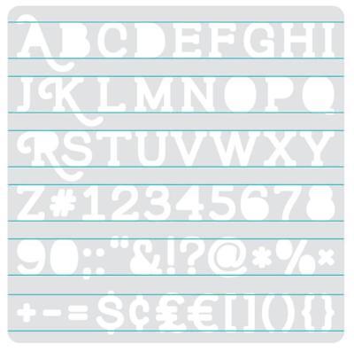 WR Tool Stencil Serif